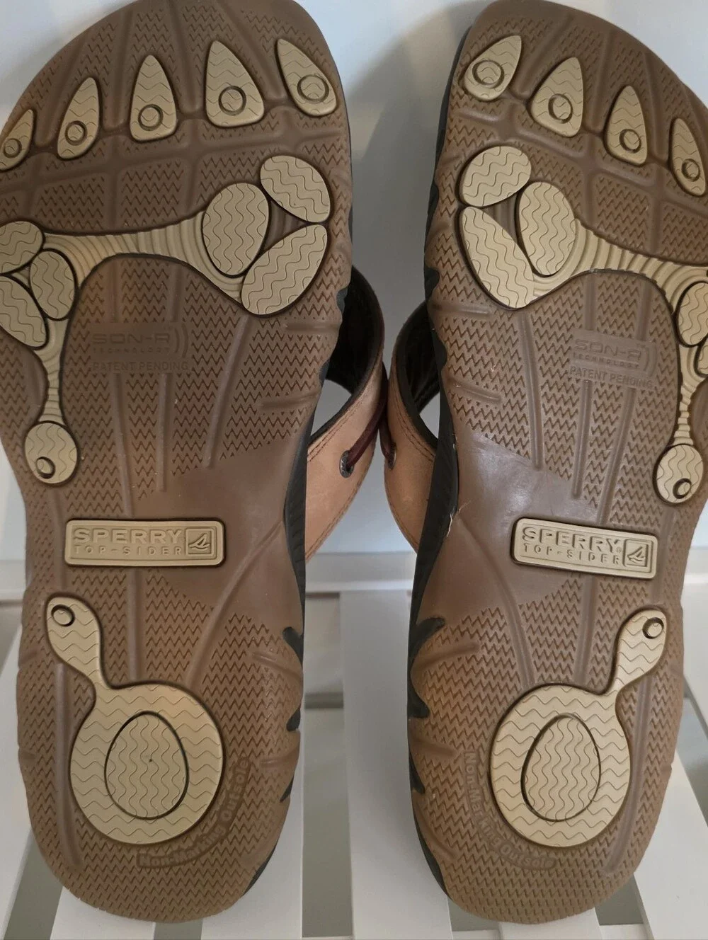 Sperry Men's Tan Son-R Flip-Flop Sandals 13M NWOT